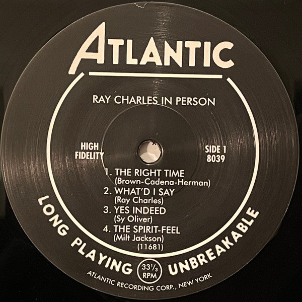 Ray Charles - In person live may 1959 -180 gr.- (LP)