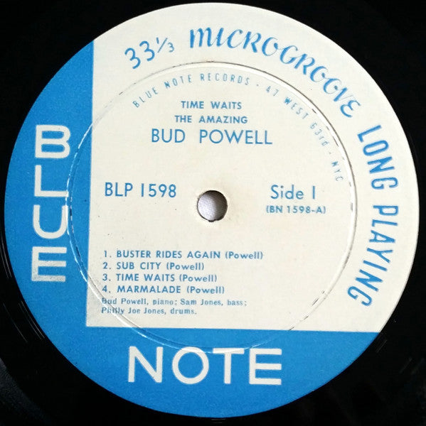 Bud Powell - The Amazing Bud Powell, Vol. 4 - Time Waits (second hand LP)