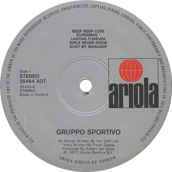 Gruppo Sportivo - 10 Mistakes (second hand LP)