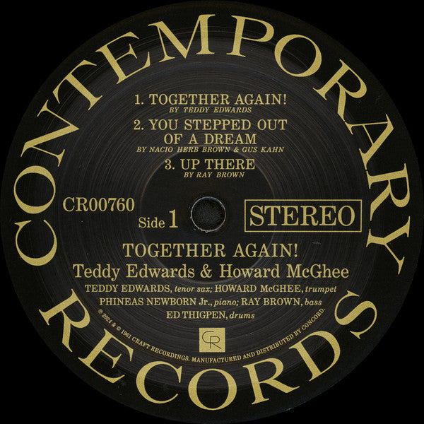 Teddy Edwards / Howard McGhee - Together Again! (LP)