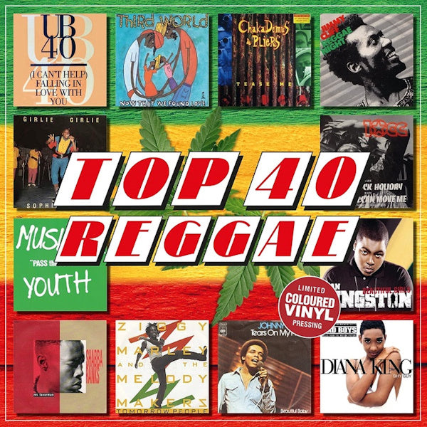 V/A (Various Artists) - Top 40 - reggae (LP) - Velvet Music