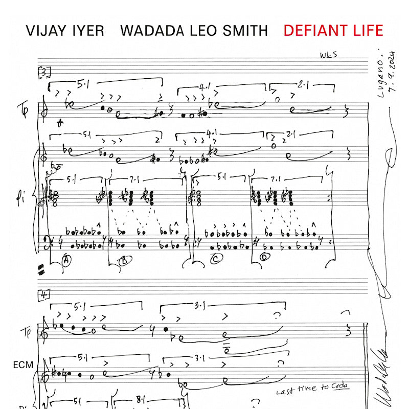 Vijay Iyer & Wadada Leo Smith - Defiant life (LP)