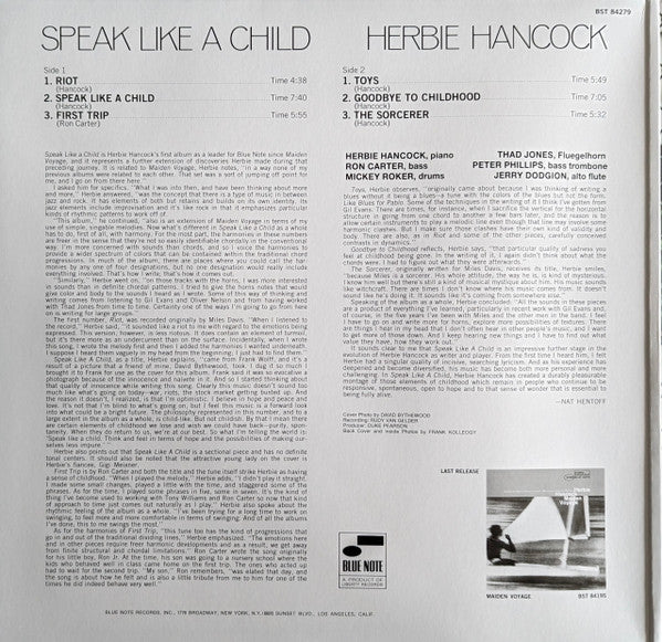 Herbie Hancock - Speak Like A Child (LP)