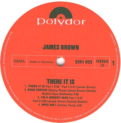 James Brown - There It Is (second hand LP)