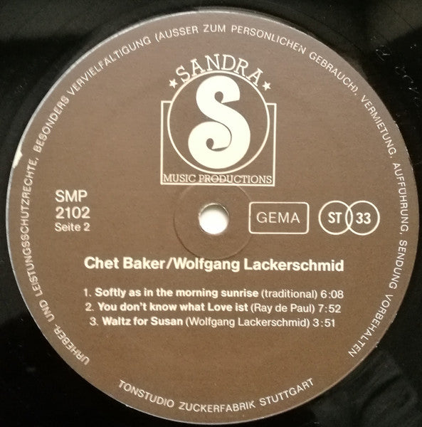 Chet Baker / Wolfgang Lackerschmid - Ballads For Two (second hand LP)