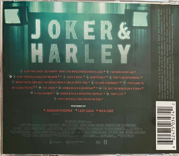 Joaquin Phoenix, Lady Gaga - Joker: Folie à Deux (Music From The Motion Picture) (CD)