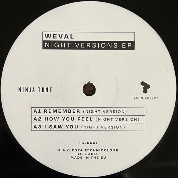 Weval - Night Versions (12-inch maxi-single)