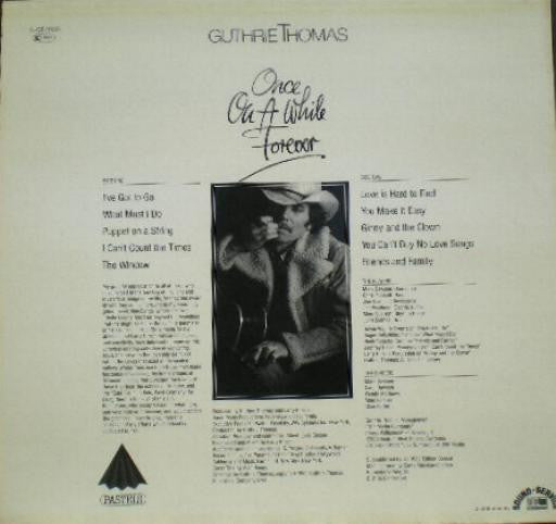 Guthrie Thomas - Once On A While Forever (second hand LP)