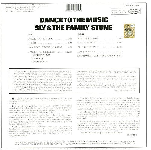 Sly & The Family Stone - Dance To The Music (LP)