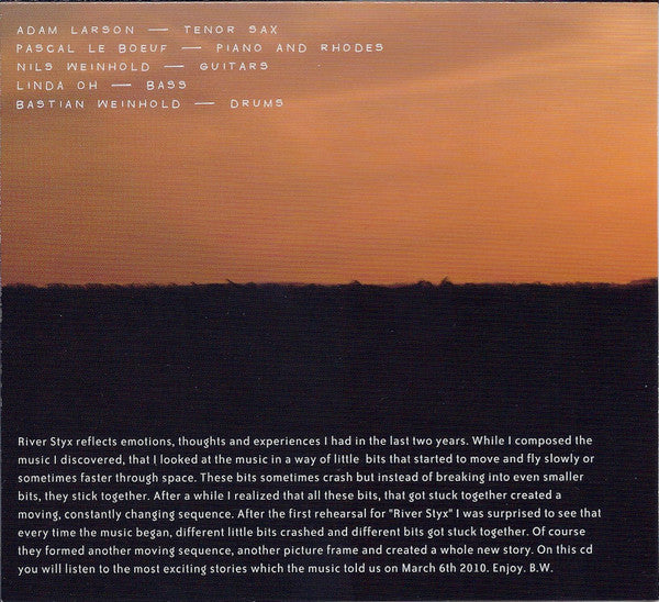 Bastian Weinhold - River Styx (tweedehands CD)