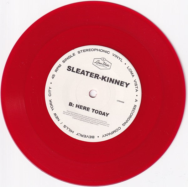 Sleater-Kinney - This Time / Here Today (7-inch single)