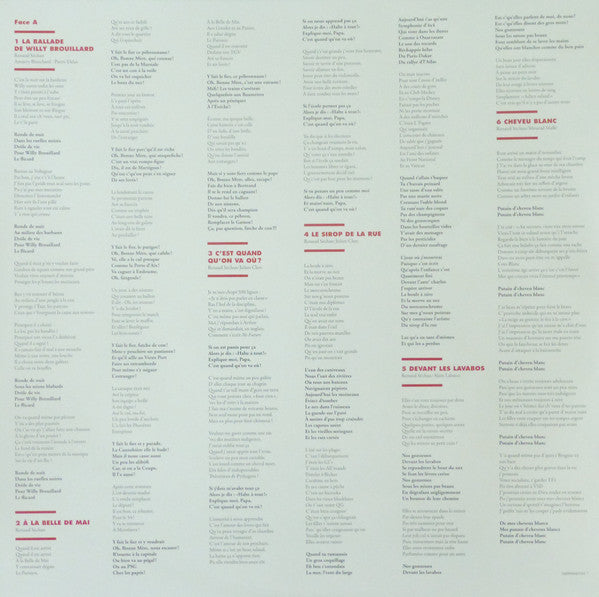 Renaud - A la belle de mai (LP)