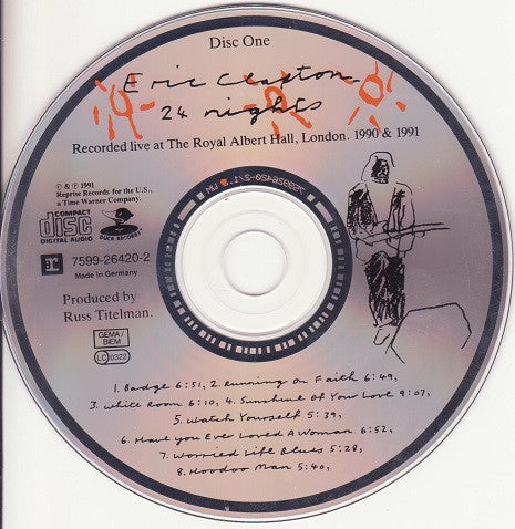Eric Clapton - 24 Nights (used CD)