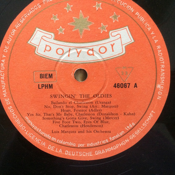 Luis Marquez Y Su Orquesta - Swingin' The Oldies (second hand LP)