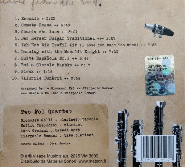 Two-Fol Quartet - Greatest Hits (second-hand CD)