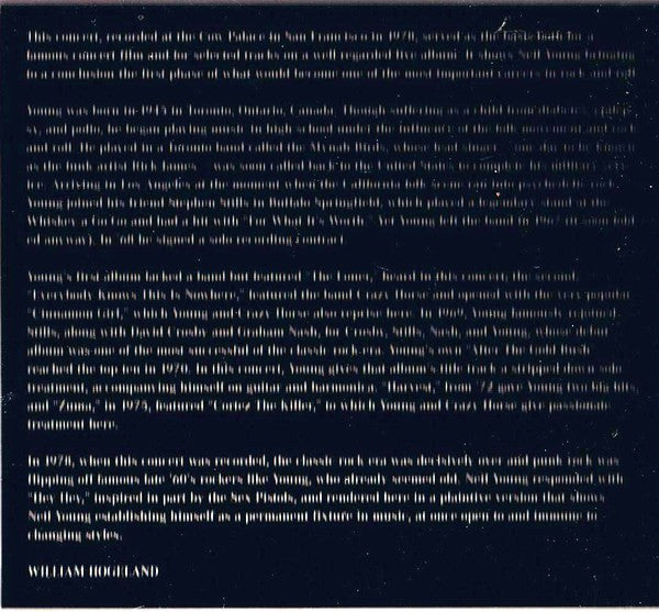 Neil Young & Crazy Horse - Live In San Francisco (secondhand CD)