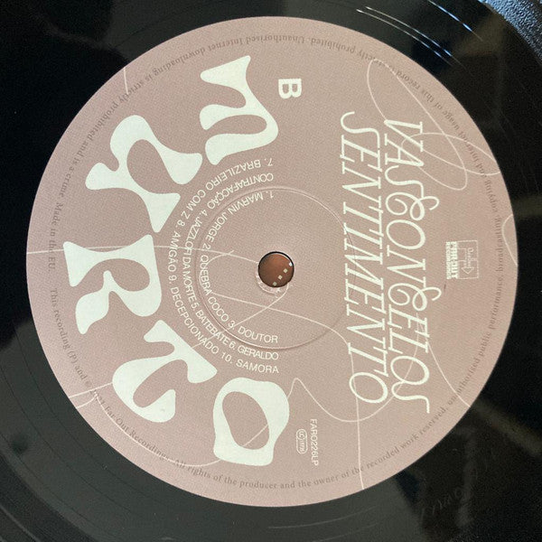 Vasconcelos Sentimento - Furto (LP)