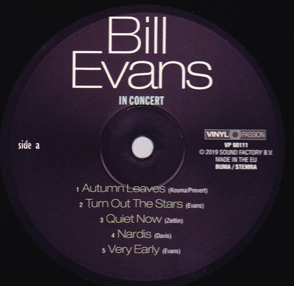 Bill Evans - Autumn leaves: in concert (LP)