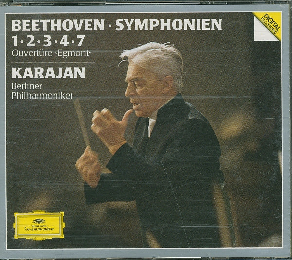 Ludwig van Beethoven, Herbert Von Karajan, Berliner Philharmoniker - 9 Symphonien, Ouvertüren (tweedehands CD)