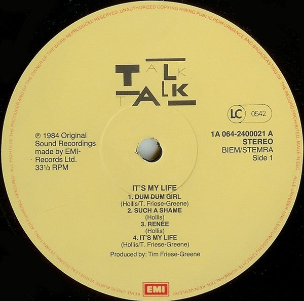 Talk Talk - It's My Life (second hand LP)