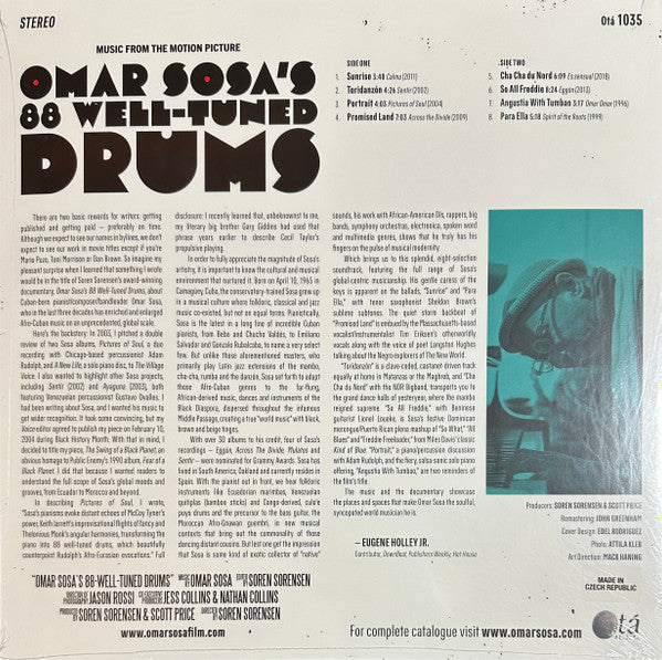 Omar Sosa - Omar Sosa's 88 Well-Tuned Drums (LP)