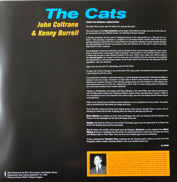 John Coltrane /kenny Burrell - Cats (LP) - Velvet Music