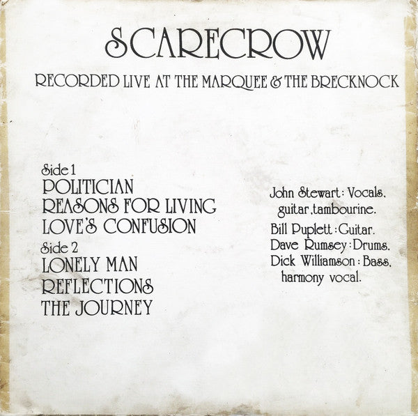 Scarecrow (16) - Scarecrow (second hand LP)