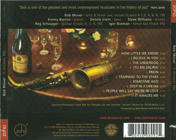 Bob Mover - It Amazes Me... (tweedehands CD)