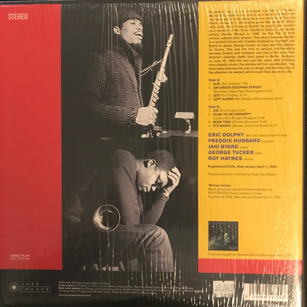 Eric Dolphy - Outward bound (LP) - Velvet Music