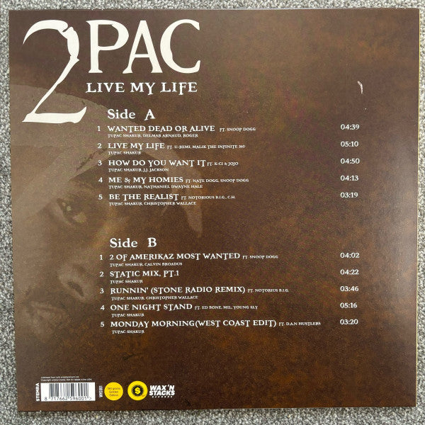 2pac - Live my life (LP)