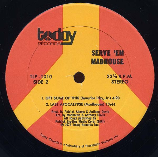 Madhouse (3) - Serve 'Em (LP)