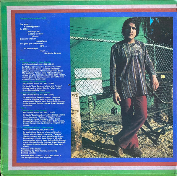 Gary Saracho - En Medio (used LP)