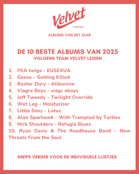 Nieuwsbrief: de beste albums van 2025