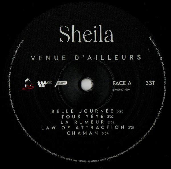 Sheila (5) - Venue D'ailleurs (LP)