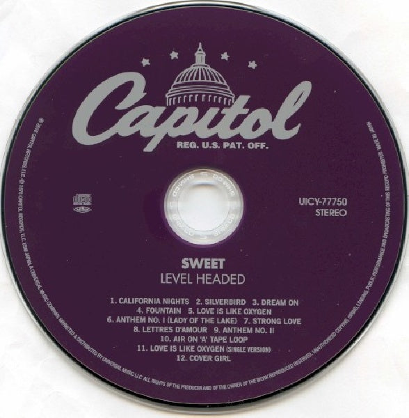 Sweet - Level headed (CD)