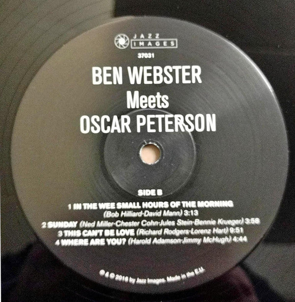 Ben Webster - Meets oscar peterson (LP) - Velvet Music