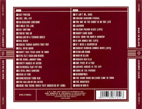 Johnny Cash - Man in black - the very best of johnny cash (CD)