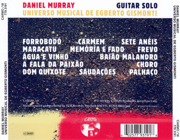 Daniel Murray (3) - Universo Musical De Egberto Gismonti (second-hand CD)