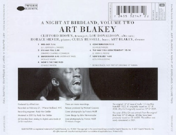 Art Blakey - A night at birdland vol.2 (CD)