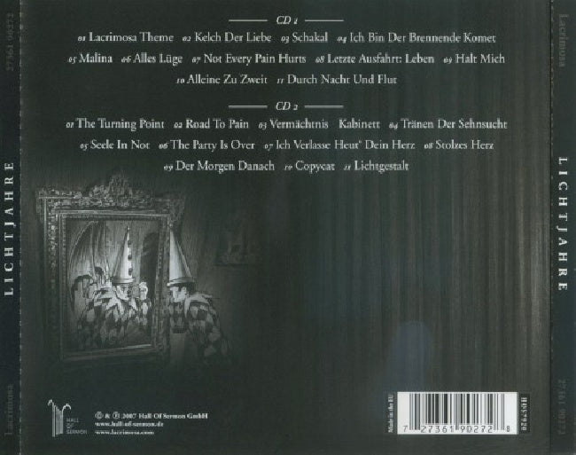 Lacrimosa - Lichtjahre (CD)