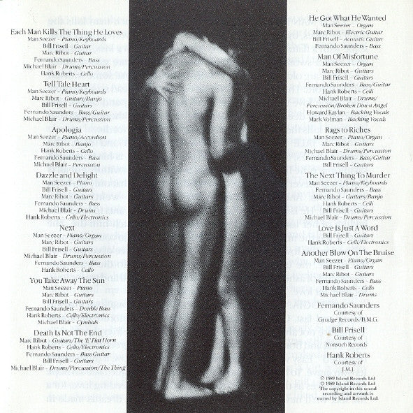 Gavin Friday And Maurice Seezer - Each Man Kills The Thing He Loves (tweedehands CD)