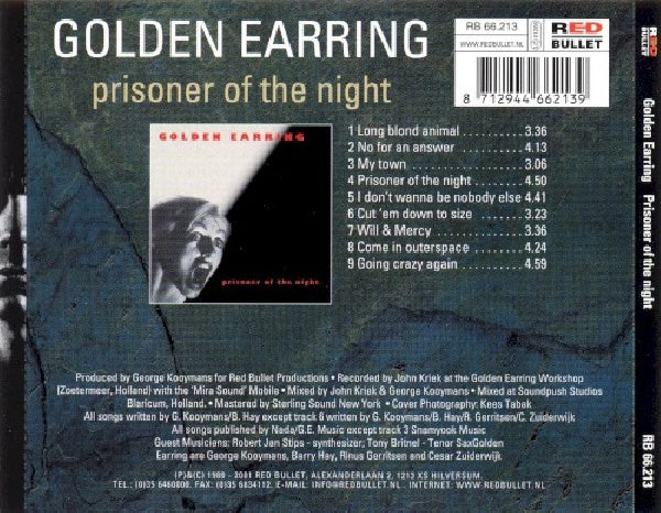 Golden Earring - Prisoner of the night (CD)