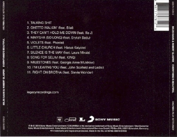 Miles Davis & Robert Glasper - Everything's beautiful (CD