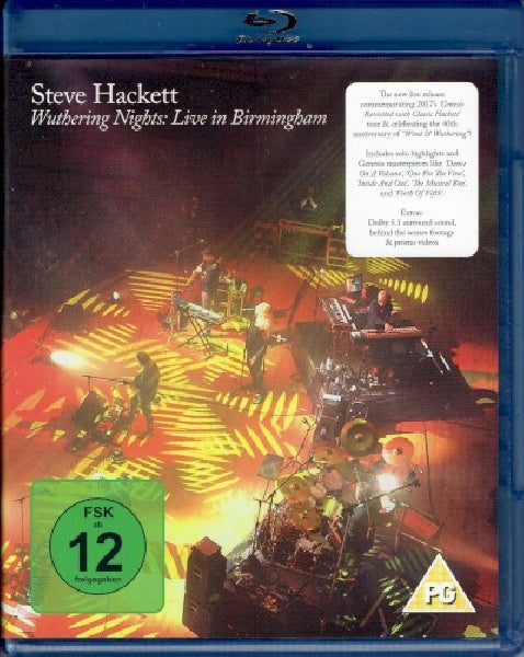 Steve Hackett - Wuthering nights: live in birmingham (blu ray movie)