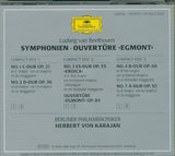 Ludwig van Beethoven, Herbert Von Karajan, Berliner Philharmoniker - 9 Symphonien, Ouvertüren (tweedehands CD)
