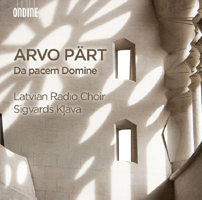 A. Part - Da pacem domine (CD)