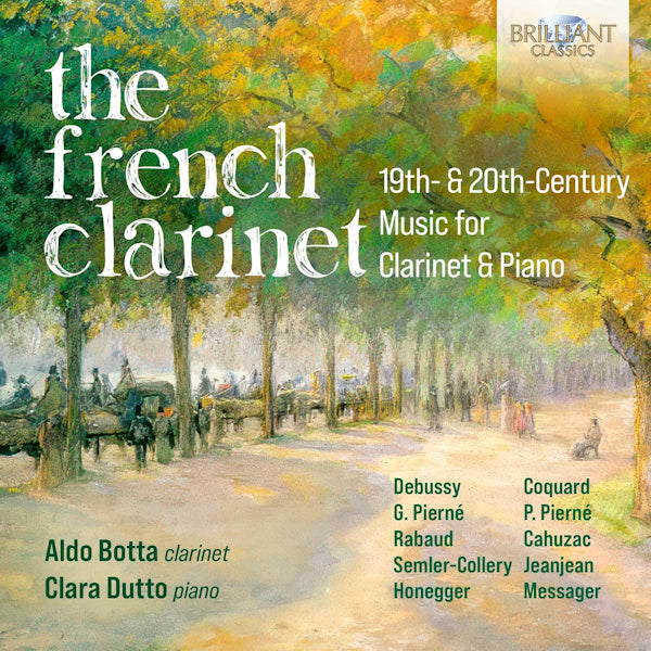 Aldo Botta / Clara Dutto - The french clarinet (CD)