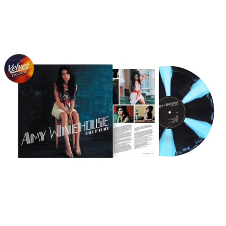Amy Winehouse - Back To Black -blue &amp; black cornetto vinyl- (LP)