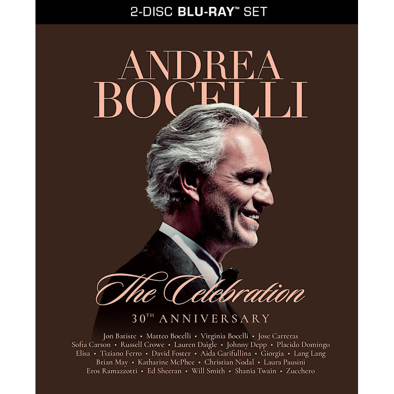 Andrea Bocelli - The celebration 30th anniversary (Blu Ray disc music)
