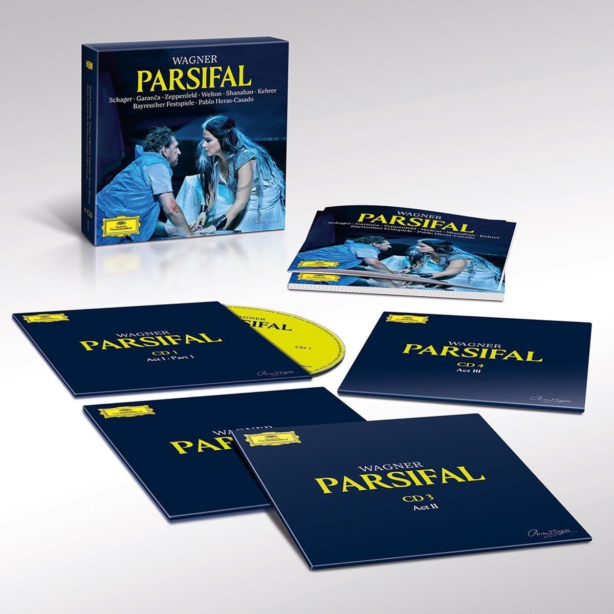 Bayreuther Festspielchor & Bayreuther Festspielorchester & Pablo Heras-casado - Wagner: parsifal (CD)